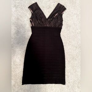 Adrianna Papell black dress size 4
